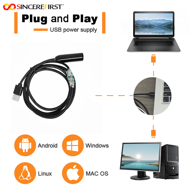 Industrial Medical 12MP Auto-Focus LED Endoscope Camera Module