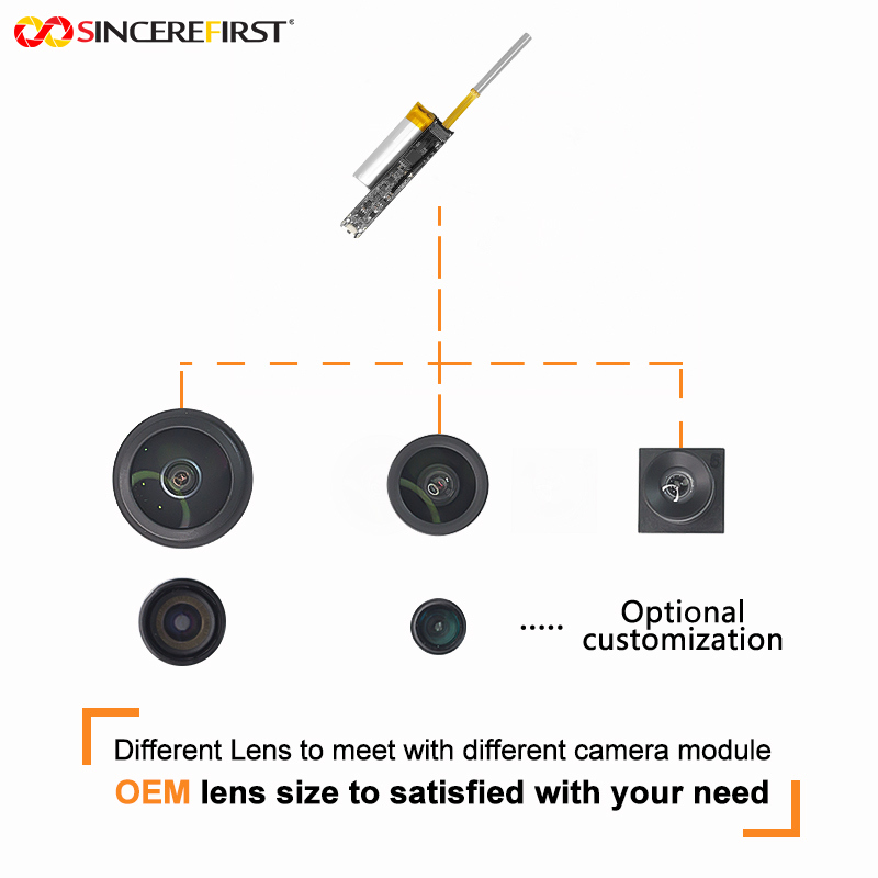 3.5mm Diameter BF2013 Sensor Wireless LED Industrial Endoscope Camera Module