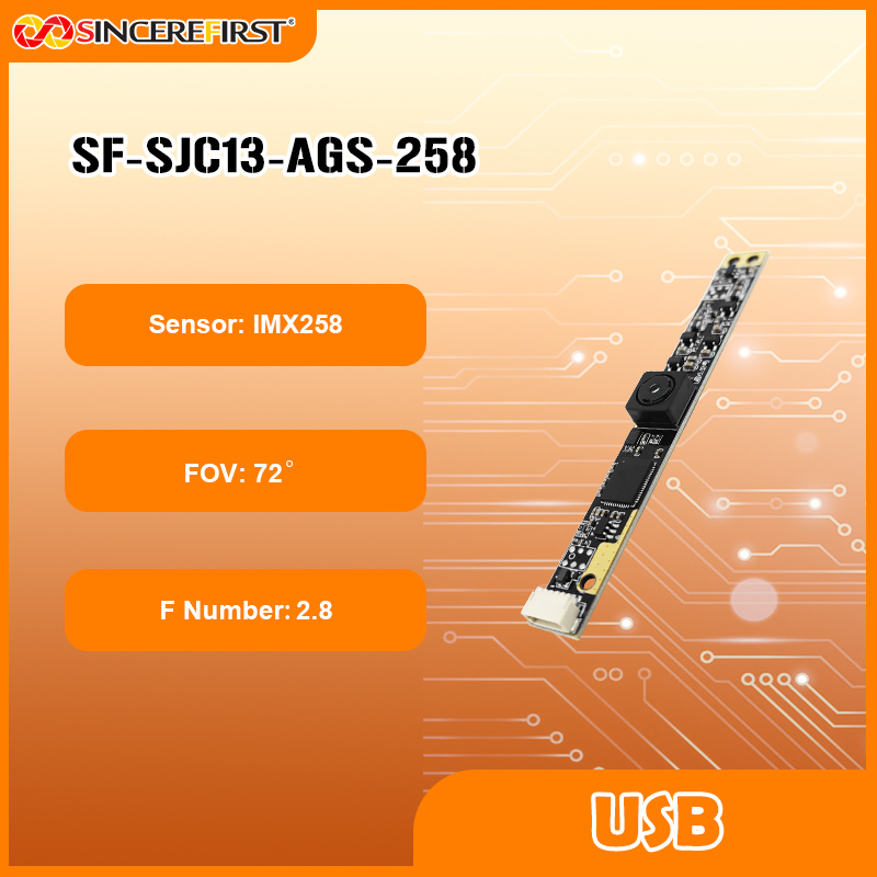 Compact 13MP Image Sensor Sony IMX258 Machine Vision USB Camera Module