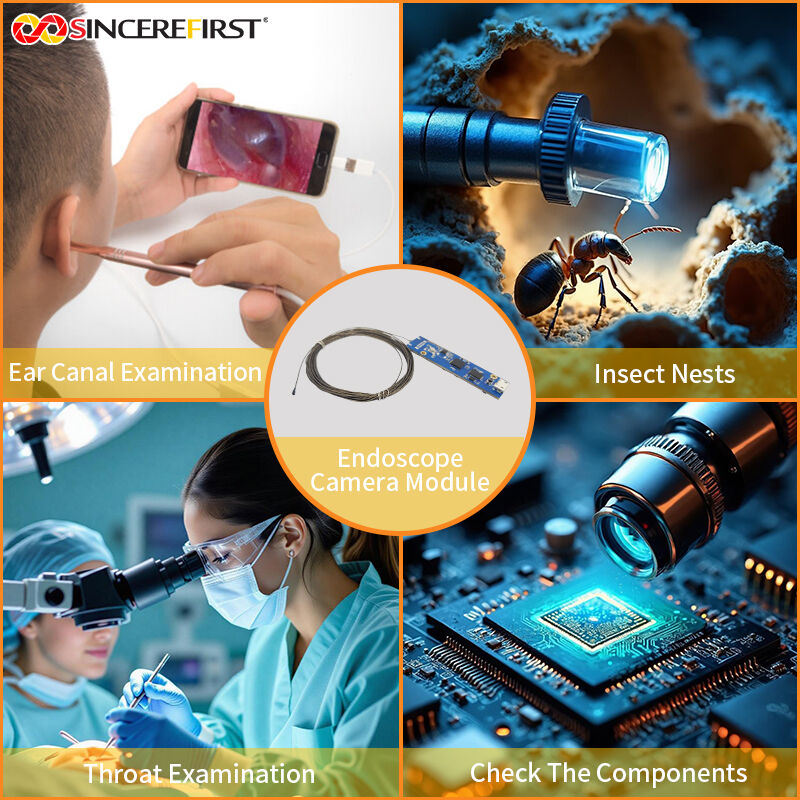 OCHFA10 CMOS Sensor USB2.0 UVC Driver Free HD Endoscope Camera Module